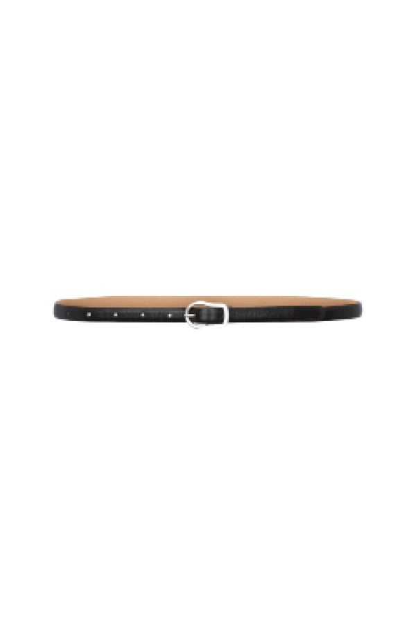 Black Skinny Belt