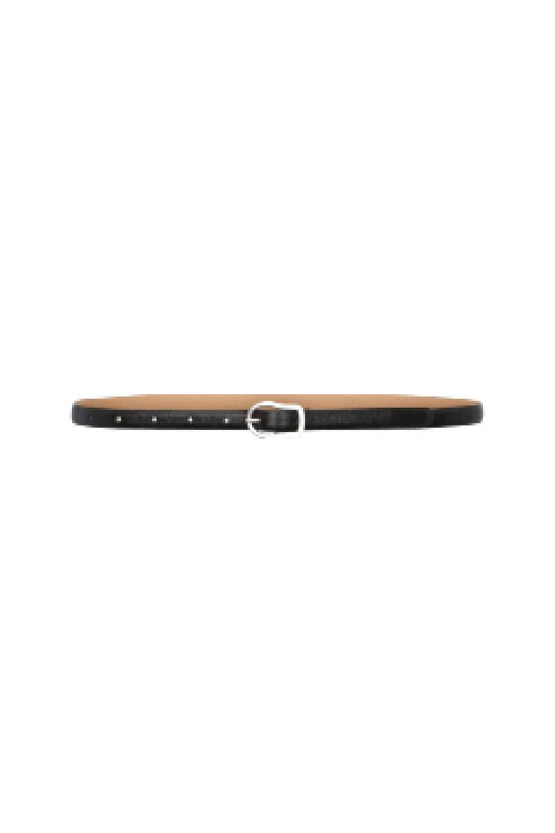 Black Skinny Belt