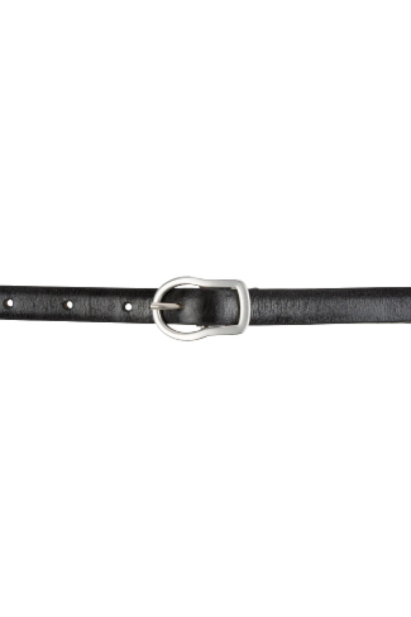 Black Skinny Belt