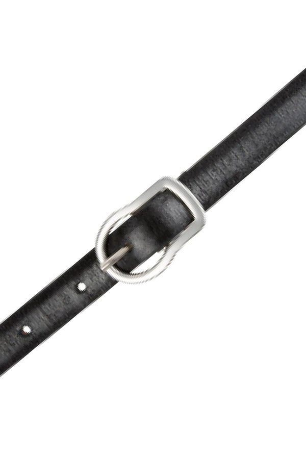 Black Skinny Belt