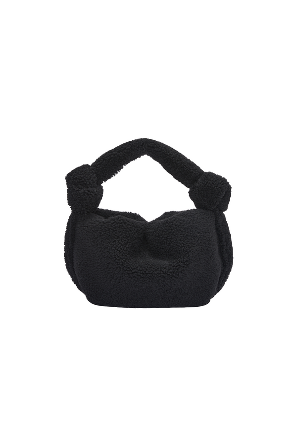 Black Shearling Bag