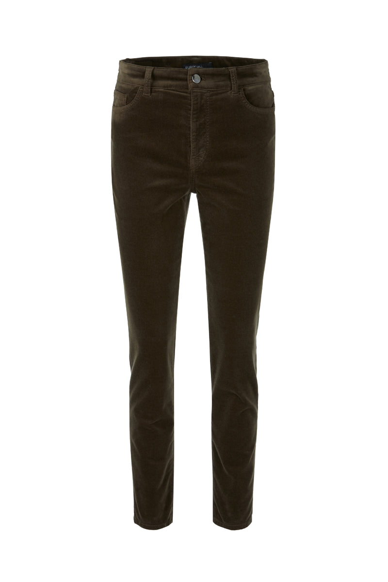 Olive Velvet Jeans