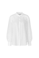 White Lace Detail Shirt