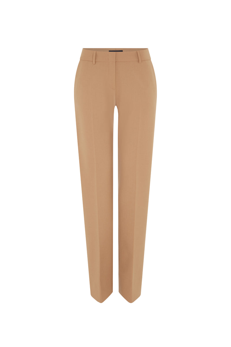 Caramel Wool Kim Trousers