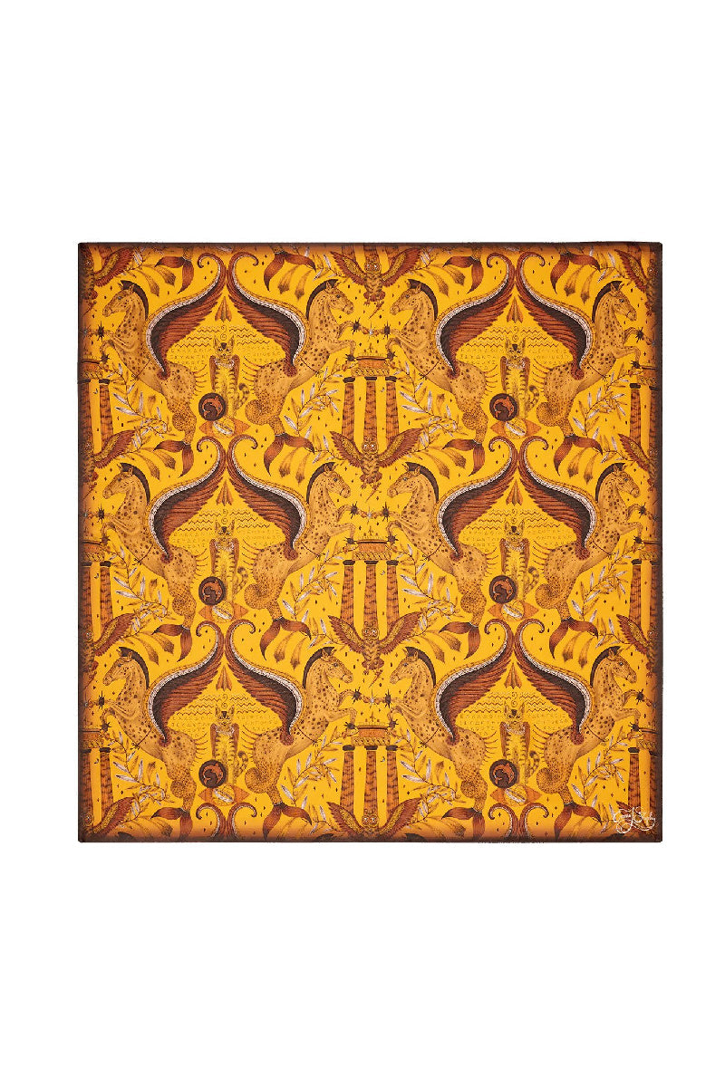 Odyssey Gold Silk Chiffon Scarf