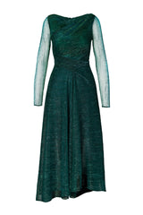 Emerald Voile Dress