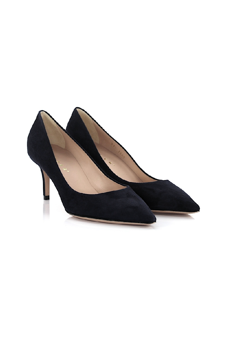 Black Suede Pointed Shoe